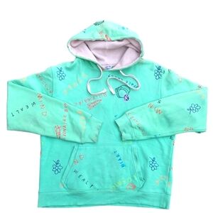 Billionaire Boys Club Wealth Heart Embroidered Mint Green Drawstring Hoodie